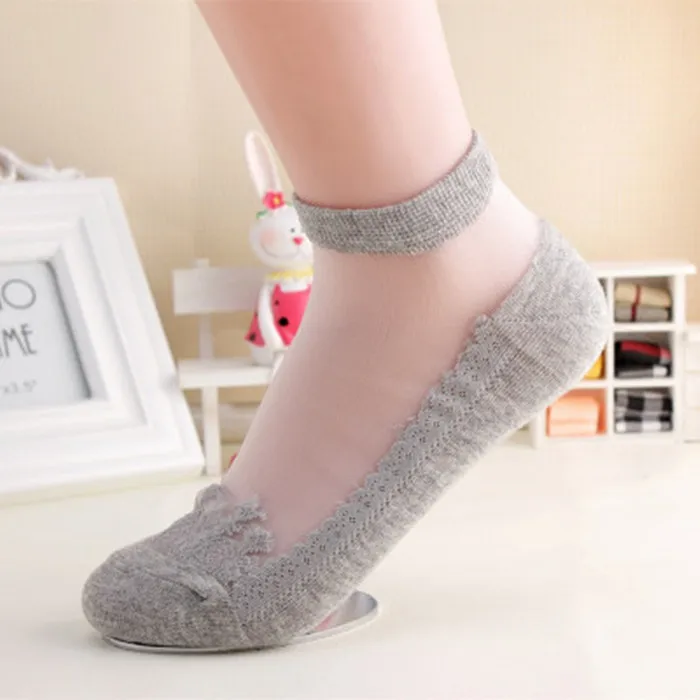 Fashion Lace Ankle Sock Women Soft Comfy Sheer Silk Cotton Elastic Mesh Knit Frill Trim Transparent Socks
Fashion Lace Ankle Sock Women Soft Comfy Sheer Silk Cotton Elastic Mesh Knit Frill Trim Transparent Socks