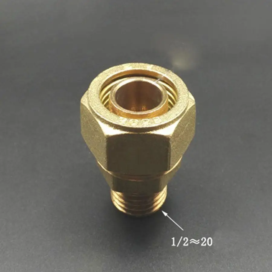 DN15 1/2" BSP Male Fit 20/25mm ID/OD PEX-AL-PEX Tube Brass Pipe Fitting Coupling Connector Adapter
DN15 1/2" BSP Male Fit 20/25mm ID/OD PEX-AL-PEX Tube Brass Pipe Fitting Coupling Connector Adapter