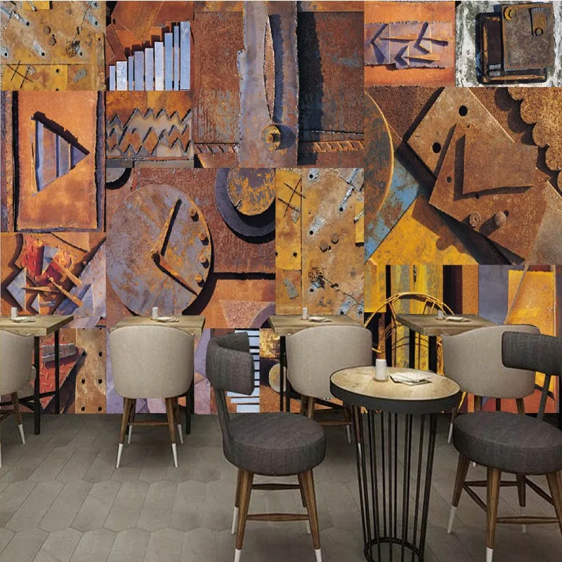 Dropship Colomac Geometric Wallpaper European Retro Nostalgic Rusty Metal Mural Waterproof Wallpaper 3d Wall Paper Papel Mural
Dropship Colomac Geometric Wallpaper European Retro Nostalgic Rusty Metal Mural Waterproof Wallpaper 3d Wall Paper Papel Mural