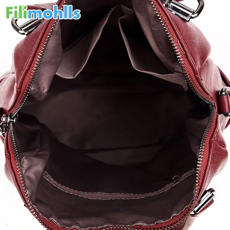 Women Multifunction Backpack Leather Tassel Shoulder Bag Large Capacity Backbag Female Zipper School Bag Girl Travel Bag S1494
Women Multifunction Backpack Leather Tassel Shoulder Bag Large Capacity Backbag Female Zipper School Bag Girl Travel Bag S1494