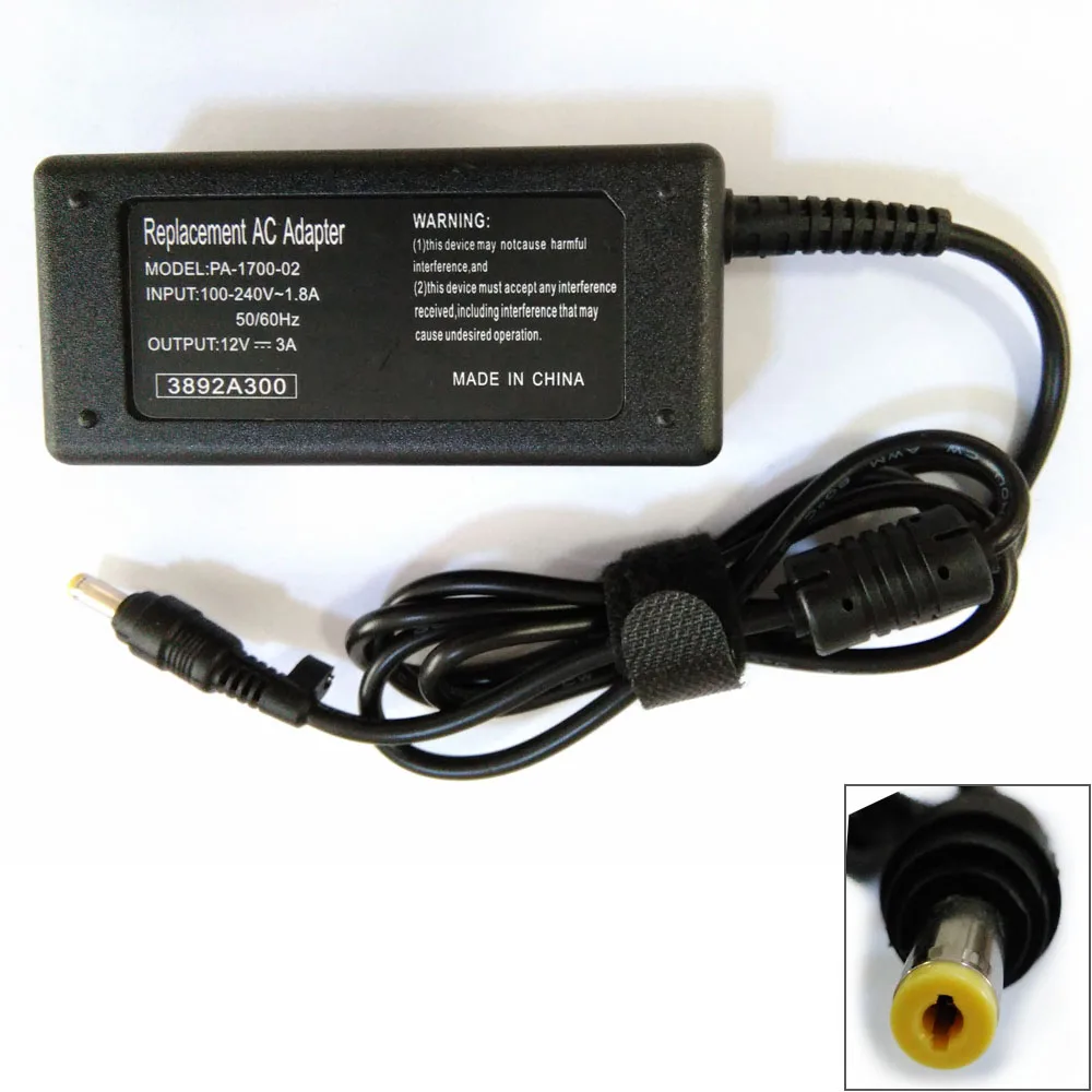 Universal Laptop Charger 12V 3A AC Adapter For Asus Eee PC R33030 S101 4.8X1.7mm Mini Notebook Laptop Notepads Power Supply
Universal Laptop Charger 12V 3A AC Adapter For Asus Eee PC R33030 S101 4.8X1.7mm Mini Notebook Laptop Notepads Power Supply