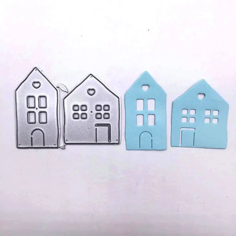 House Building Dies Metal Cutting Dies Stencil for DIY Scrapbooking album Decorative Embossing Craft Dies Cut Paper Cards Tool
House Building Dies Metal Cutting Dies Stencil for DIY Scrapbooking album Decorative Embossing Craft Dies Cut Paper Cards Tool