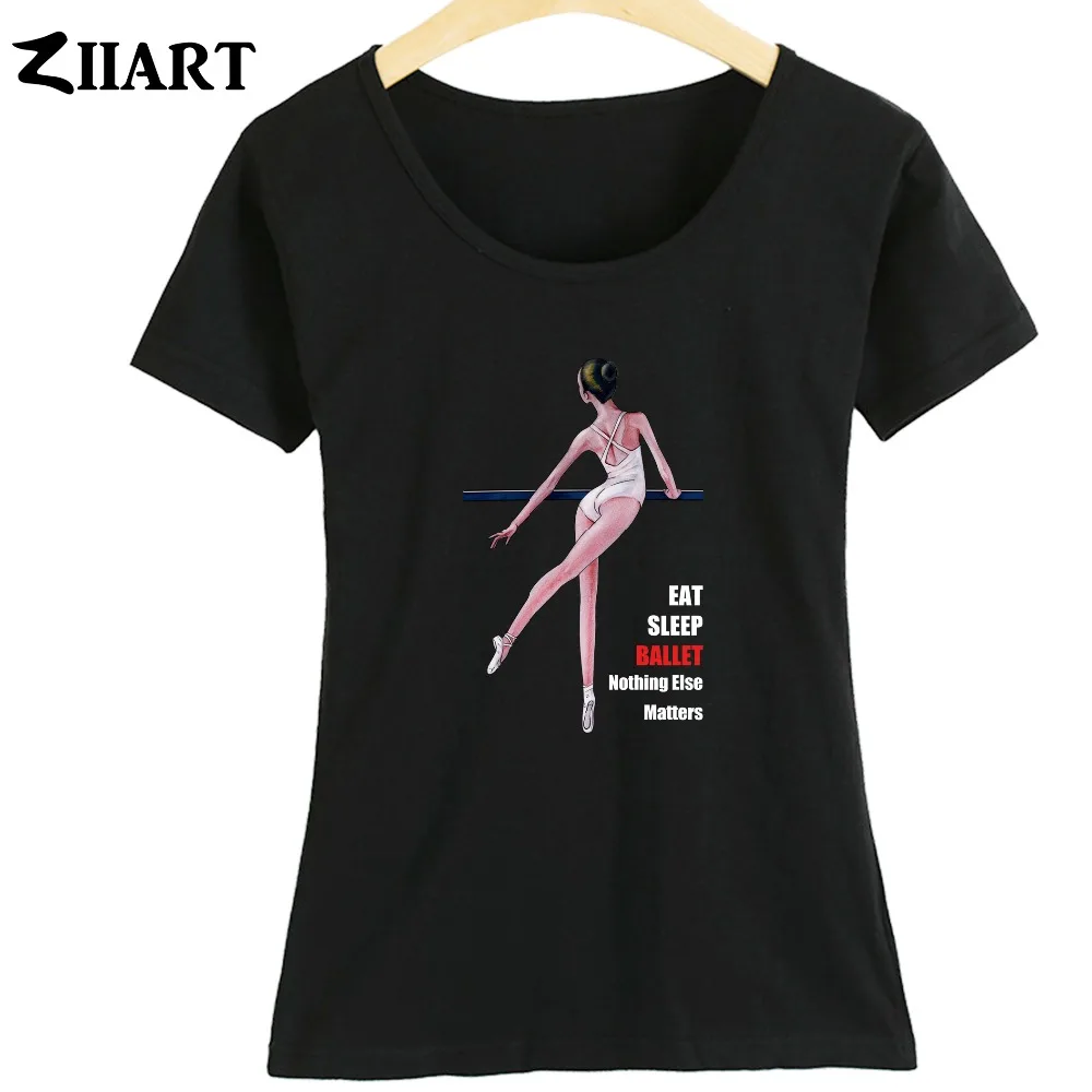 Girl Woman Summer Short-Sleeve T-Shirts Ballet Dancer Life Eat Sleep Ballet Nothing Else Matters Couple Clothes ZIIART
Girl Woman Summer Short-Sleeve T-Shirts Ballet Dancer Life Eat Sleep Ballet Nothing Else Matters Couple Clothes ZIIART