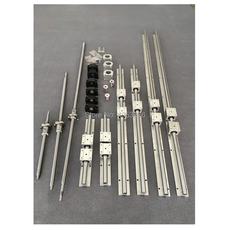 RU Delivery SBR16 linear guide 6sets linear rail SBR16- 300/1000/1300mm + SFU1605 ballscrew + BK12 BF12 + cnc parts
RU Delivery SBR16 linear guide 6sets linear rail SBR16- 300/1000/1300mm + SFU1605 ballscrew + BK12 BF12 + cnc parts
