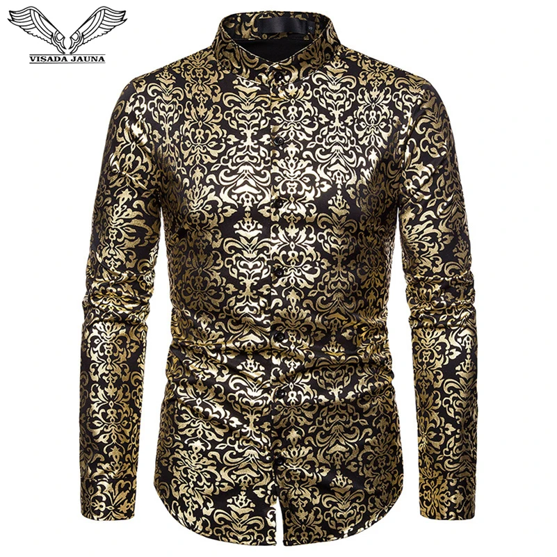 VISADA JAUNA 2019 Men's Casual Shirt Slim Fit Floral Camisa Masculina рубашка Business Brand Wild Male Boys Big Size 2XL N5120
VISADA JAUNA 2019 Men's Casual Shirt Slim Fit Floral Camisa Masculina рубашка Business Brand Wild Male Boys Big Size 2XL N5120