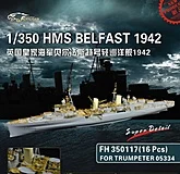 Flyhawk FH350117 Королевский флот «Белфаст» крейсерский Модернизированный металлический травление
Flyhawk FH350117 Королевский флот «Белфаст» крейсерский Модернизированный металлический травление
