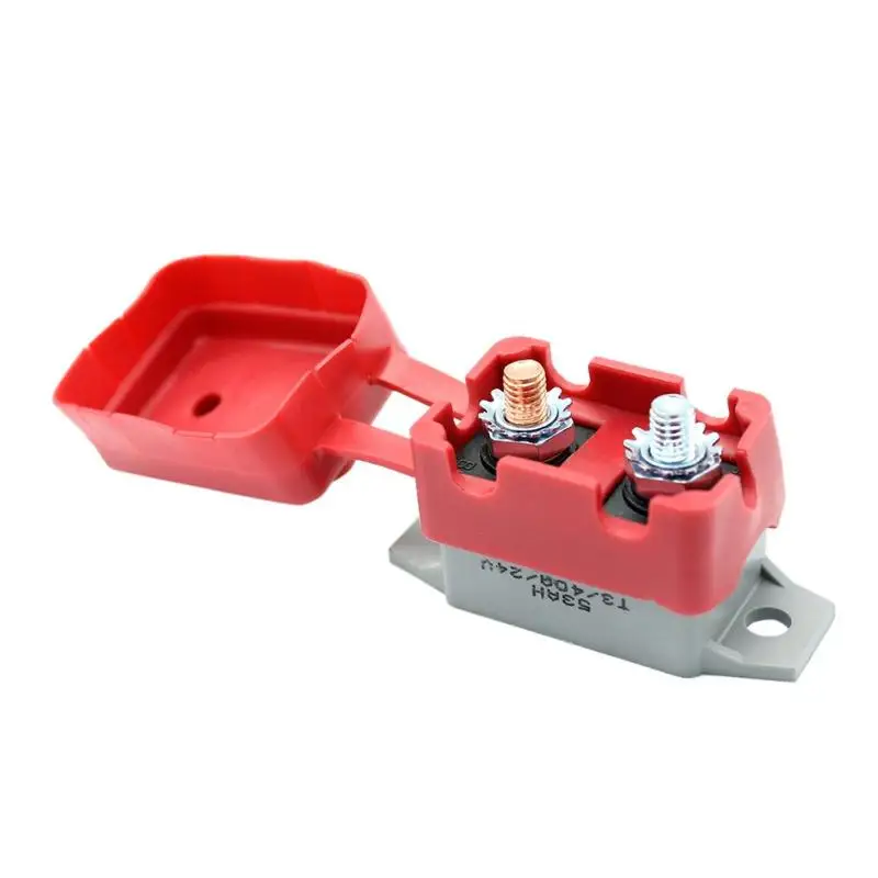 24V Manual Reset Circuit Breaker w/ Protective Red Boot for Car Boat Yacht Car Styling Auto Replacement Parts 20A 30A 40A 50A
24V Manual Reset Circuit Breaker w/ Protective Red Boot for Car Boat Yacht Car Styling Auto Replacement Parts 20A 30A 40A 50A