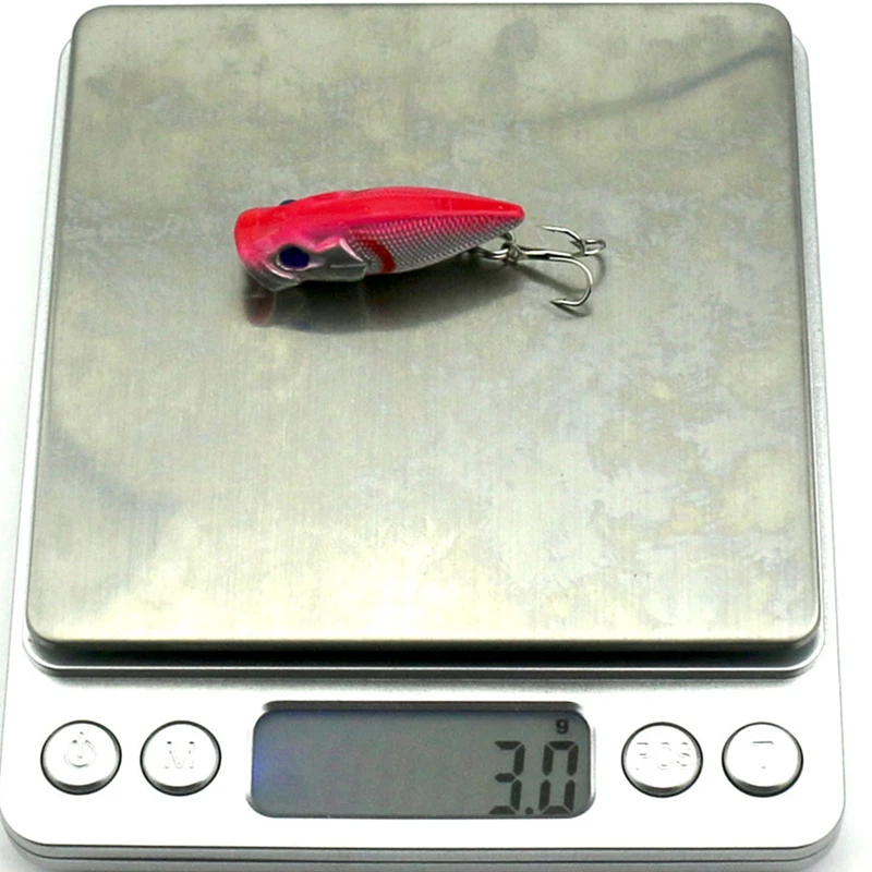 New Arrival 6PCS/LOT mini Popper Fishing Lures 3.5cm 2.7g 3d Eyes Bait Crankbait Wobblers Tackle Isca Poper
New Arrival 6PCS/LOT mini Popper Fishing Lures 3.5cm 2.7g 3d Eyes Bait Crankbait Wobblers Tackle Isca Poper
