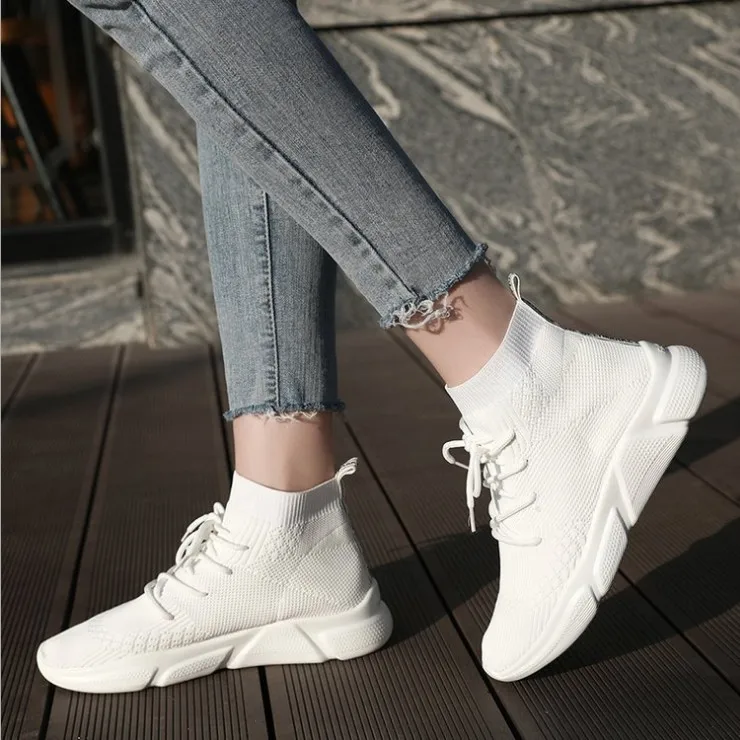 Sock Shoes Women casual shoes fashion breathable Walking mesh lace up flat shoes sneakers women 2020 tenis feminino
Sock Shoes Women casual shoes fashion breathable Walking mesh lace up flat shoes sneakers women 2020 tenis feminino