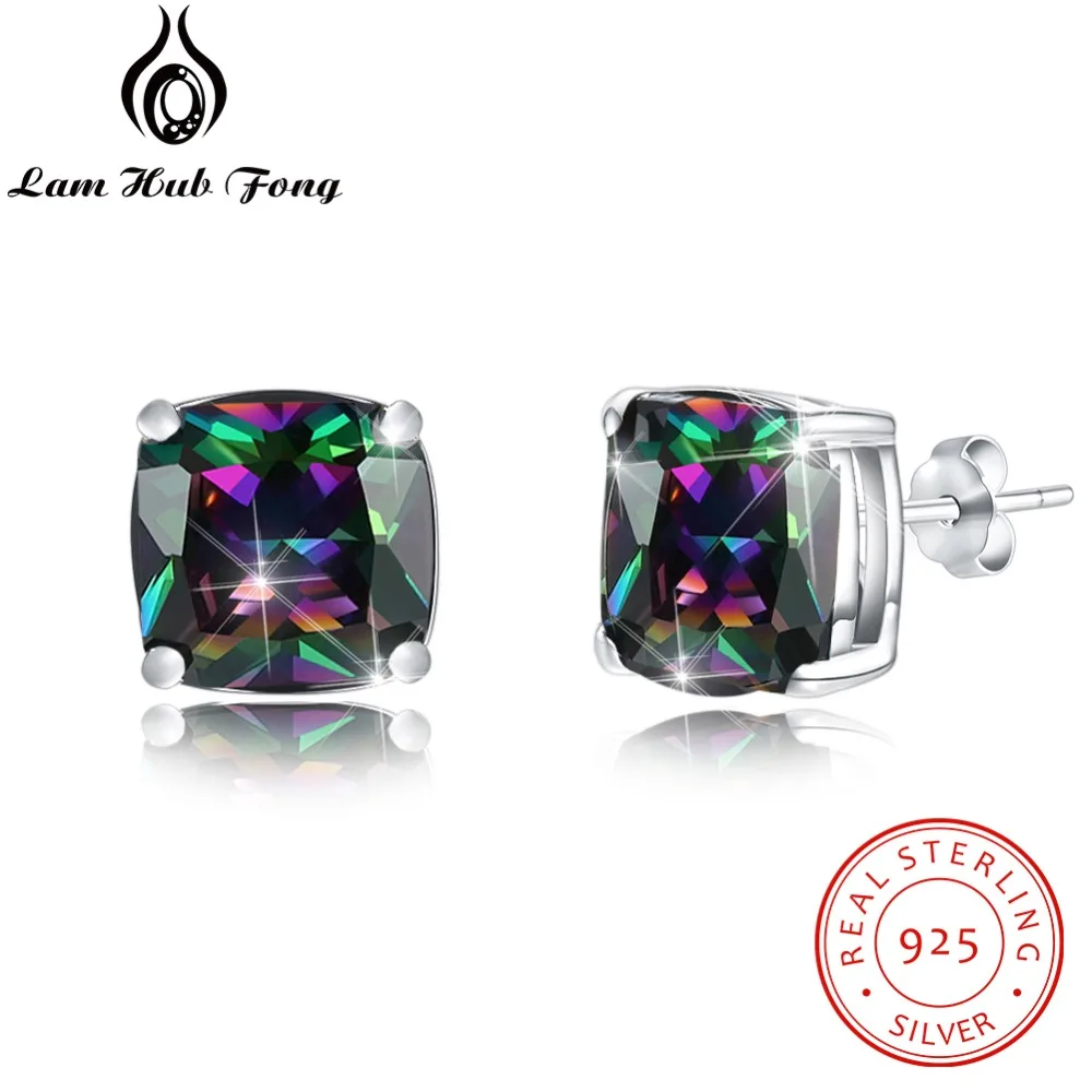 Fine Jewelry 925 Sterling Silver Earrings Square Multicolor Cubic Zirconia Stud Earrings For Women Ladies Gift (Lam Hub Fong)
Fine Jewelry 925 Sterling Silver Earrings Square Multicolor Cubic Zirconia Stud Earrings For Women Ladies Gift (Lam Hub Fong)