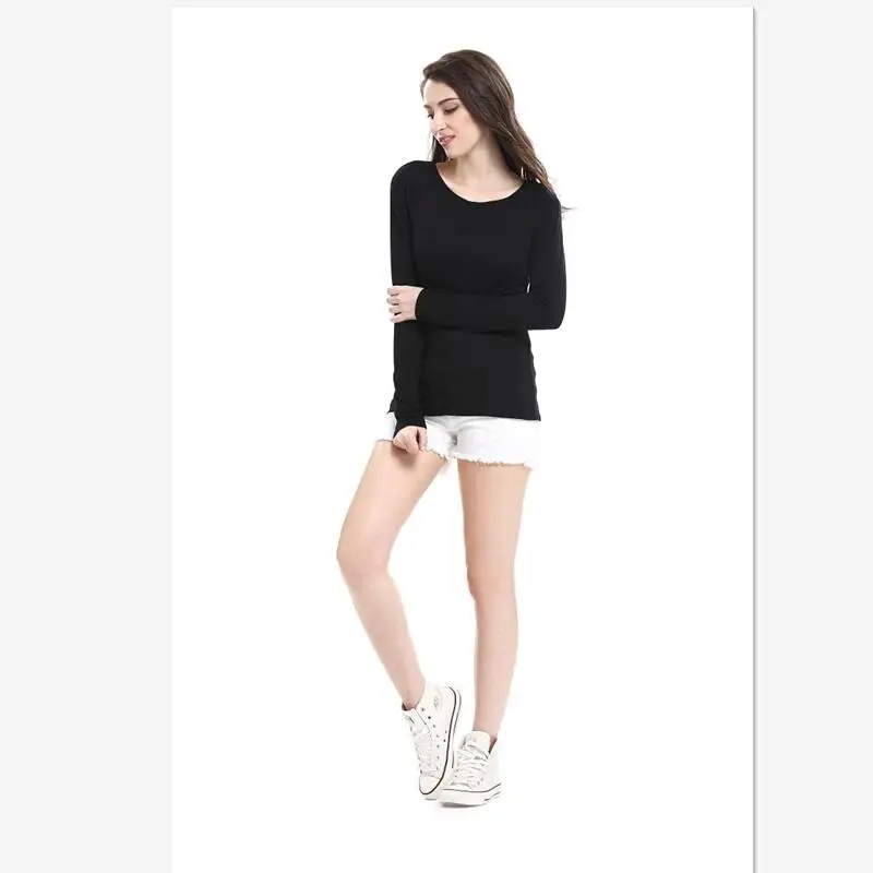 2018 autumn cotton long sleeve T-shirt o-neck solid loose high quality T-shirt Stitching casual T-shirt
2018 autumn cotton long sleeve T-shirt o-neck solid loose high quality T-shirt Stitching casual T-shirt