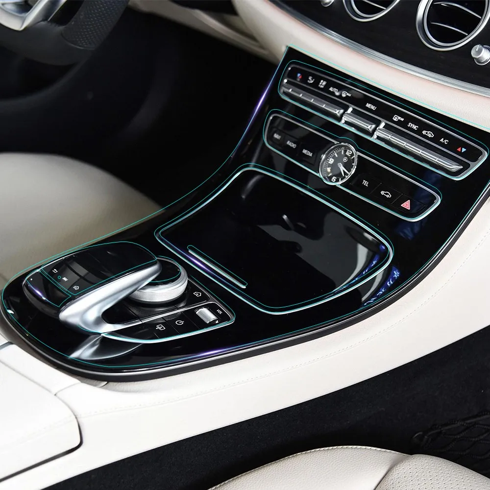 Для Mercedes BENZ W213 E200/260/300 ТПУ интерьер Стикеры прозрачных защитных пленок для Mercedes консоль наклейки Стикеры s и отличительные знаки
Для Mercedes BENZ W213 E200/260/300 ТПУ интерьер Стикеры прозрачных защитных пленок для Mercedes консоль наклейки Стикеры s и отличительные знаки