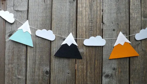 handmade Mountain Cloud felt Garlands Christening buntings banners Cabin wedding birthday bridal baby shower, Holiday banners
handmade Mountain Cloud felt Garlands Christening buntings banners Cabin wedding birthday bridal baby shower, Holiday banners