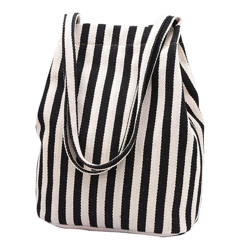 Gina Tang 2019 Fashion Durable Women Student Cotton Linen Shoulder Bag Shopping Tote Striped Female Canvas Tote Bags for Ladies
Gina Tang 2019 Fashion Durable Women Student Cotton Linen Shoulder Bag Shopping Tote Striped Female Canvas Tote Bags for Ladies