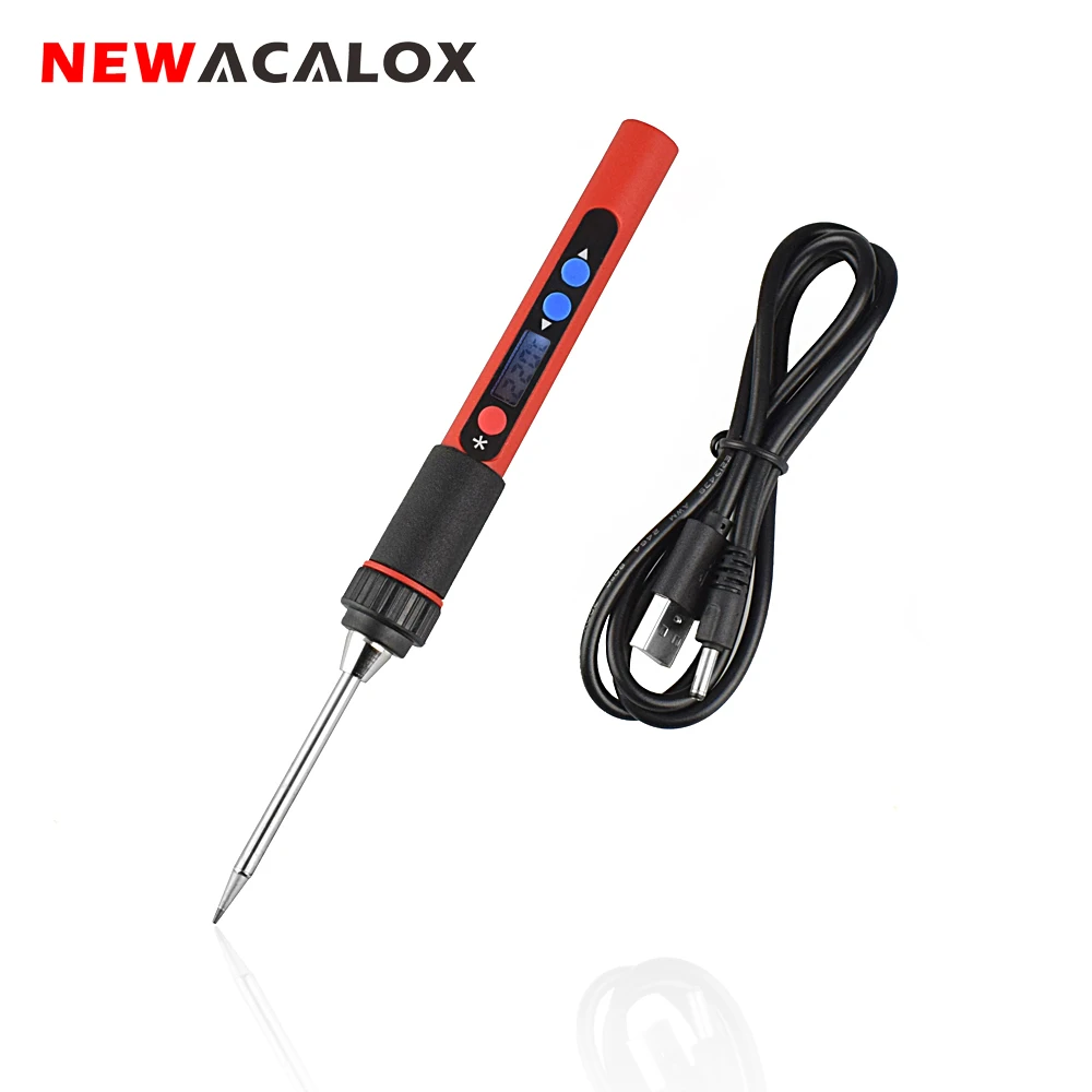 Паяльник NEWACALOX USB 10 Вт, 5 в постоянного тока, 5 шт., сварочные жала из нержавеющей стали I/K/BCS/2C/2.4D, специально для паяльника PX-988USB
Паяльник NEWACALOX USB 10 Вт, 5 в постоянного тока, 5 шт., сварочные жала из нержавеющей стали I/K/BCS/2C/2.4D, специально для паяльника PX-988USB