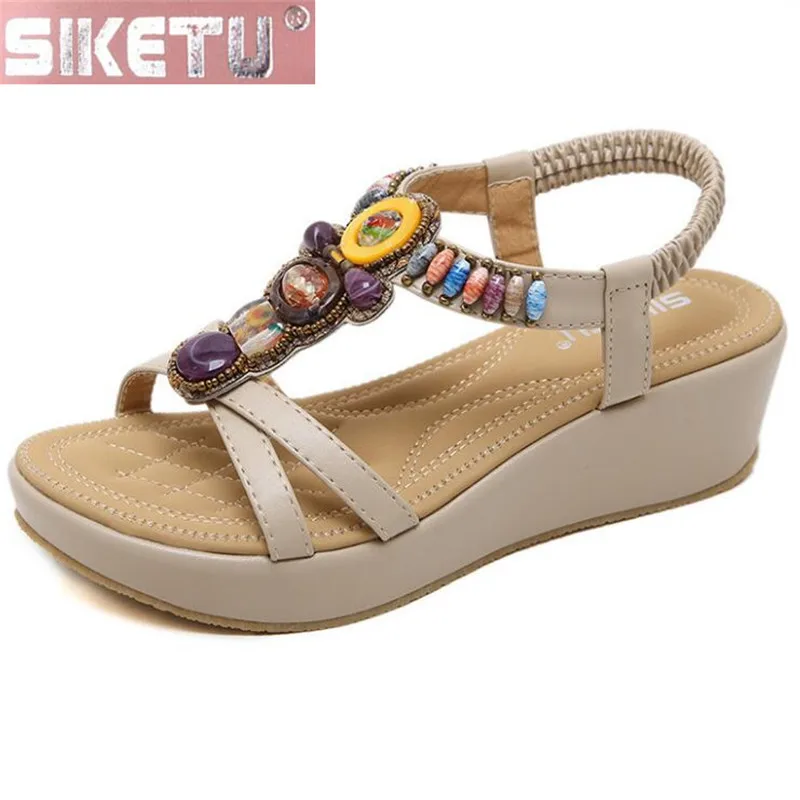 SIKETU/обувь; Женские босоножки из искусственной кожи; Новинка; Корейская версия; Дышащие сандалии; Богемная обувь на танкетке 5 см; Женская лет...
SIKETU/обувь; Женские босоножки из искусственной кожи; Новинка; Корейская версия; Дышащие сандалии; Богемная обувь на танкетке 5 см; Женская лет...