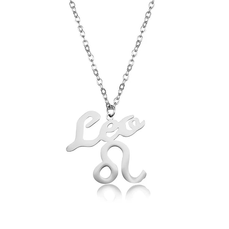 Letter Leo Stainless Steel Zodiac Necklace Sign Constellation Signs Pendant Necklaces For Women 12 Constellation Jewelry
Letter Leo Stainless Steel Zodiac Necklace Sign Constellation Signs Pendant Necklaces For Women 12 Constellation Jewelry