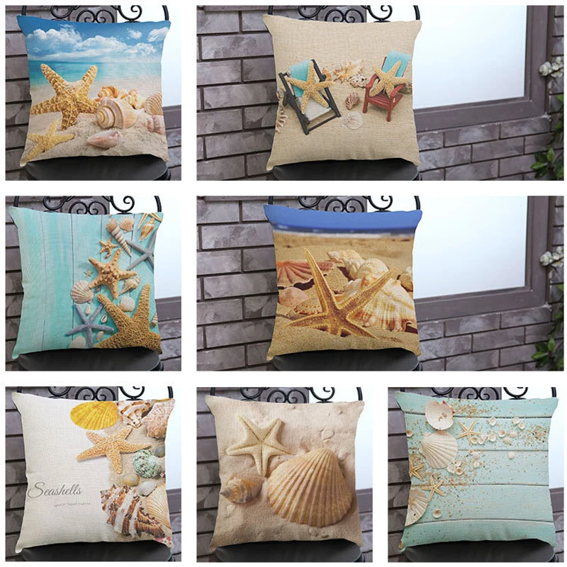 Sea World Starfish Sofa cushion home decor decorative cushion cover pillowcase car seat capa de almofada cojines
Sea World Starfish Sofa cushion home decor decorative cushion cover pillowcase car seat capa de almofada cojines