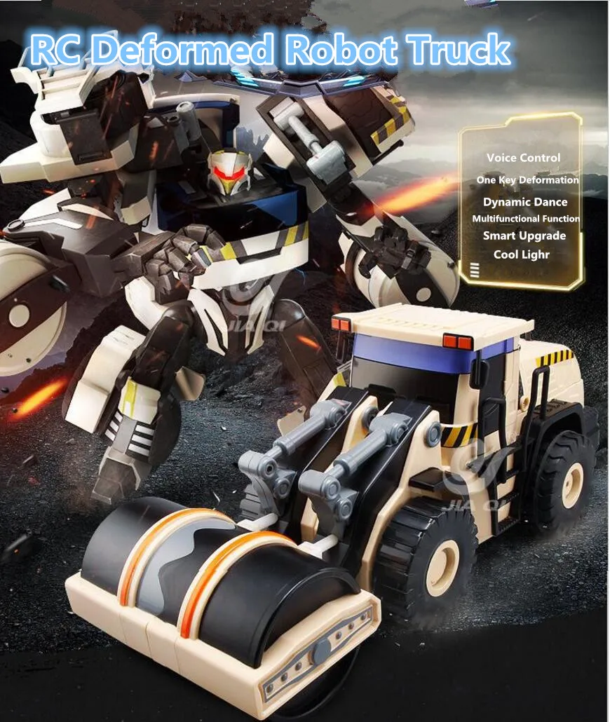 Intelligent remote control RC deformation robot compactor bulldozer Truck 2.4G 45cm large Engineering vehicle Diamond Robot toy
Intelligent remote control RC deformation robot compactor bulldozer Truck 2.4G 45cm large Engineering vehicle Diamond Robot toy