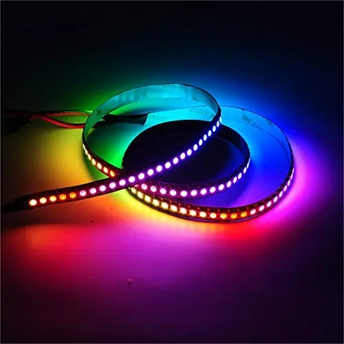 20X1 м белая печатная плата 144 пикс./м WS2811 IC 5050 RGB WS2812B Чип DC5V цифросветодиодный