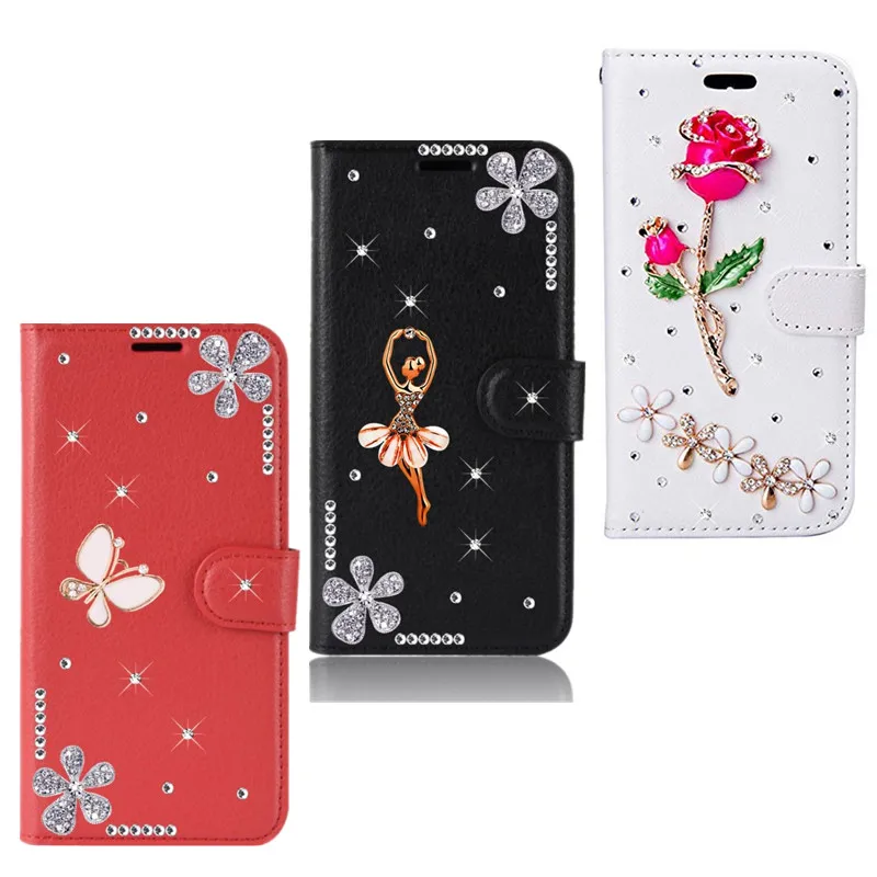 Кожаный чехол книжка с розой для Samsung Galaxy Note 9 S8 S9 A50 J7 Neo J5 J3 2016 A7 A5 A3 2017 J4 J6 A6 Plus 2018
