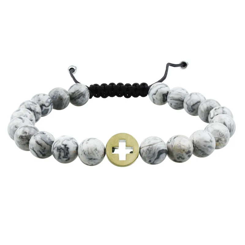 HAWSON New Natural Map-Stone Beads Bracelets with Adjustable Braided Rope the Best Gift for Men or Women
HAWSON New Natural Map-Stone Beads Bracelets with Adjustable Braided Rope the Best Gift for Men or Women