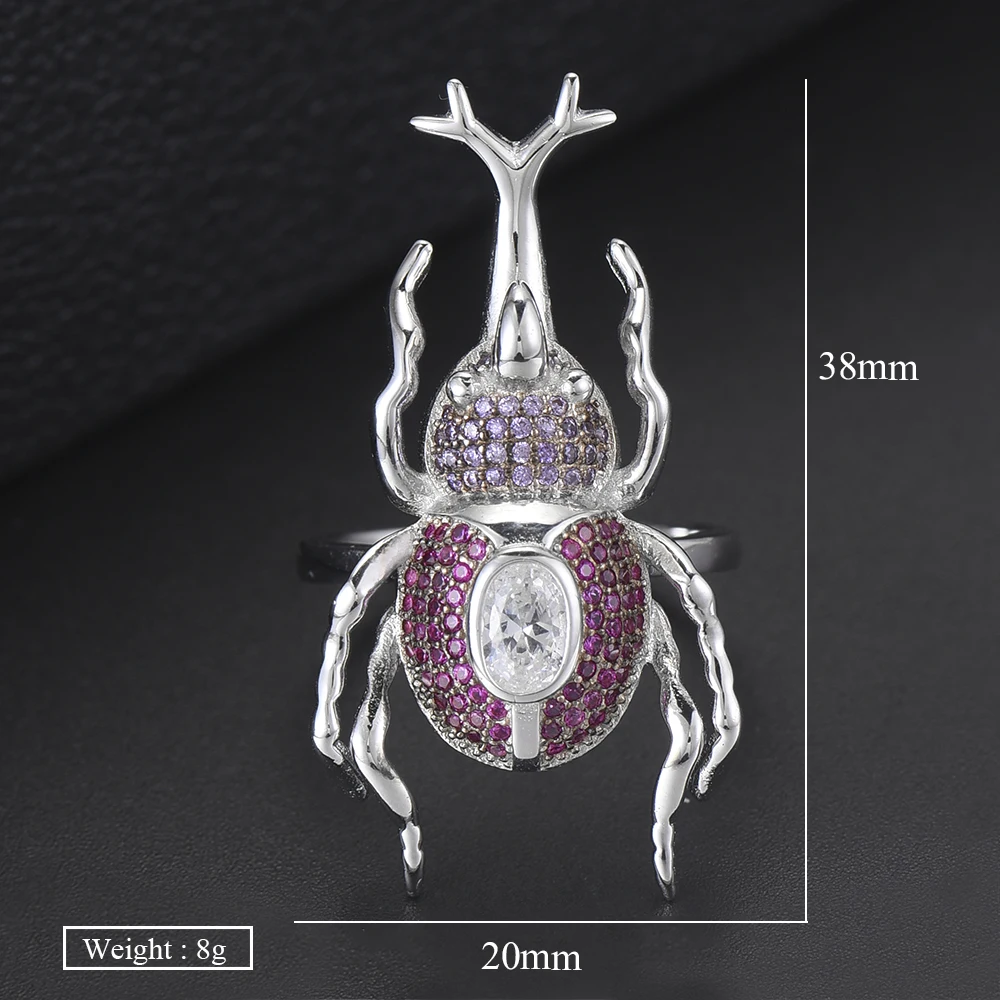 missvikki Top Cool Chic Design Unique shape Spider insect Fingers Jewelry Ring for Women Men Full Shiny Cubic Zirconia
missvikki Top Cool Chic Design Unique shape Spider insect Fingers Jewelry Ring for Women Men Full Shiny Cubic Zirconia