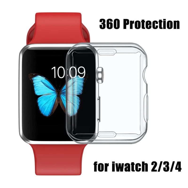 Защитный чехол 360 для Apple Iwatch s 2 3 4 38 мм 40 42 44 Чехол I Watch Watch3 Watch4 хит