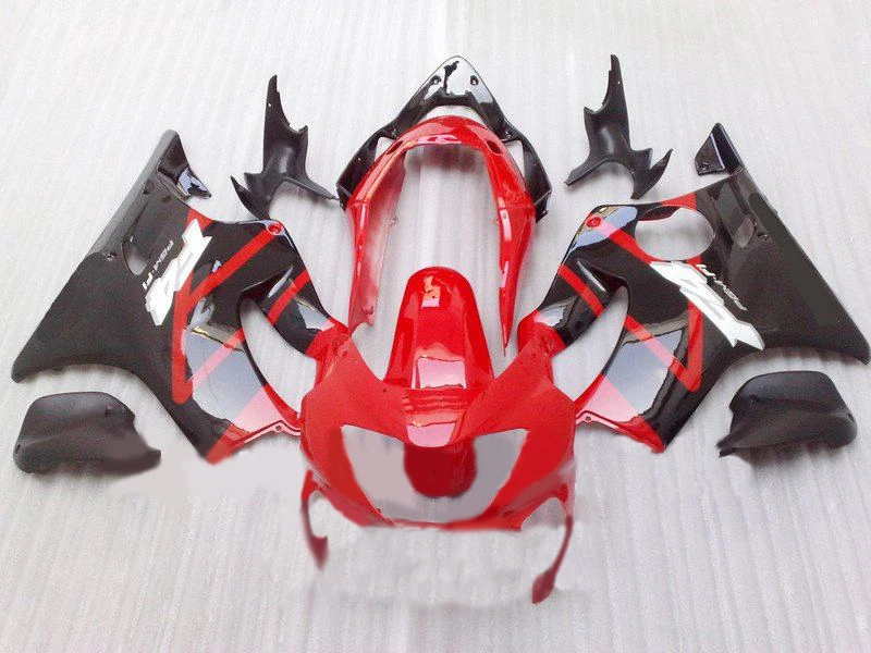 

fairings for pe CBR 600 CBR600 F4 99 00 CBR600F4 1999 2000 red black Multicolor aftermarket fairing Injection molding ST66