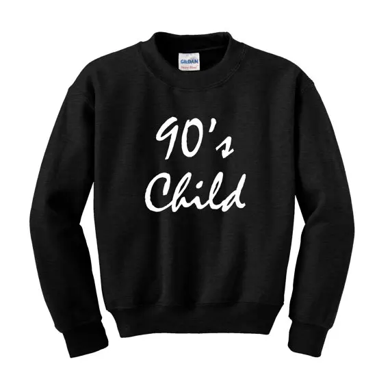 Personalised Slogan Sweatshirt / Jumper Custom NINETIES CHILD Birthday Present-E515
Personalised Slogan Sweatshirt / Jumper Custom NINETIES CHILD Birthday Present-E515