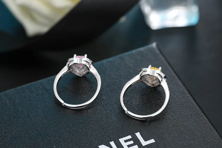 New Arrival Luxury 925 Sterling Silver Heart Zirconia Rings For Women Jewelry Finger Adjustable Rings Free Shipping
New Arrival Luxury 925 Sterling Silver Heart Zirconia Rings For Women Jewelry Finger Adjustable Rings Free Shipping