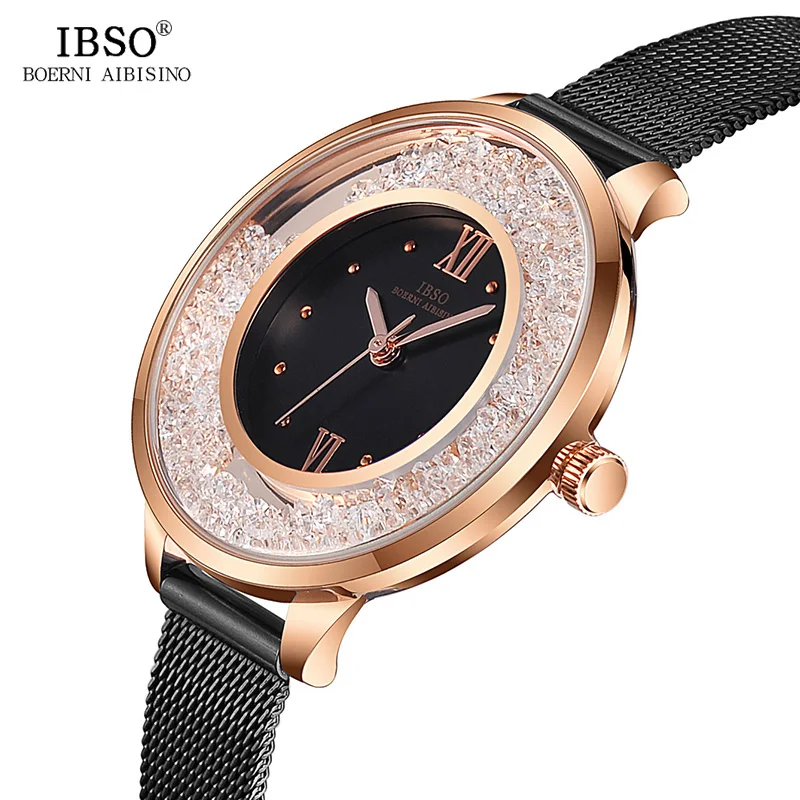 IBSO Stainless Steel Women Watches Top Brand Luxury Crystal Dial Ladies Bracelet Watches 2019 New Female Quartz Watch #S8661L
IBSO Stainless Steel Women Watches Top Brand Luxury Crystal Dial Ladies Bracelet Watches 2019 New Female Quartz Watch #S8661L