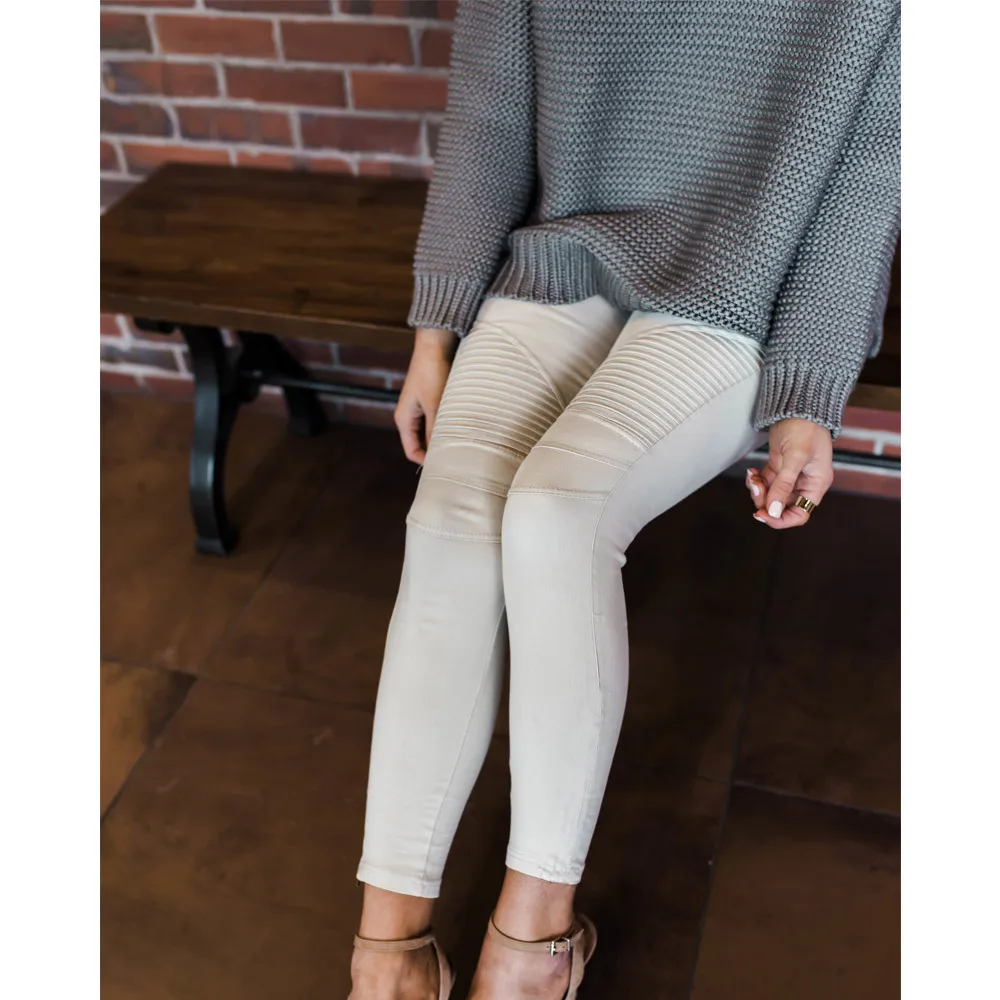 Dilusoo Women High Waist Jeans Pants Pleated White Pencil Pants Casual 4 Season Streetwear Jeans Elastic Waistband Trousers
Dilusoo Women High Waist Jeans Pants Pleated White Pencil Pants Casual 4 Season Streetwear Jeans Elastic Waistband Trousers