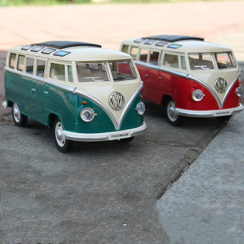 Классический 1:24 T1 автобус из металлического сплава Модель автомобиля, 2 цвета Детский звук и свет оттяните назад головоломка игрушечный авт...
Классический 1:24 T1 автобус из металлического сплава Модель автомобиля, 2 цвета Детский звук и свет оттяните назад головоломка игрушечный авт...