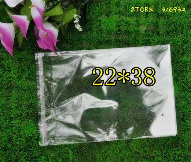 Clear Resealable Cellophane/BOPP/Poly Bags 22*38cm Transparent Opp cosmetic Bag Packing Plastic Bags Self Adhesive Seal 22*38 cm
Clear Resealable Cellophane/BOPP/Poly Bags 22*38cm Transparent Opp cosmetic Bag Packing Plastic Bags Self Adhesive Seal 22*38 cm
