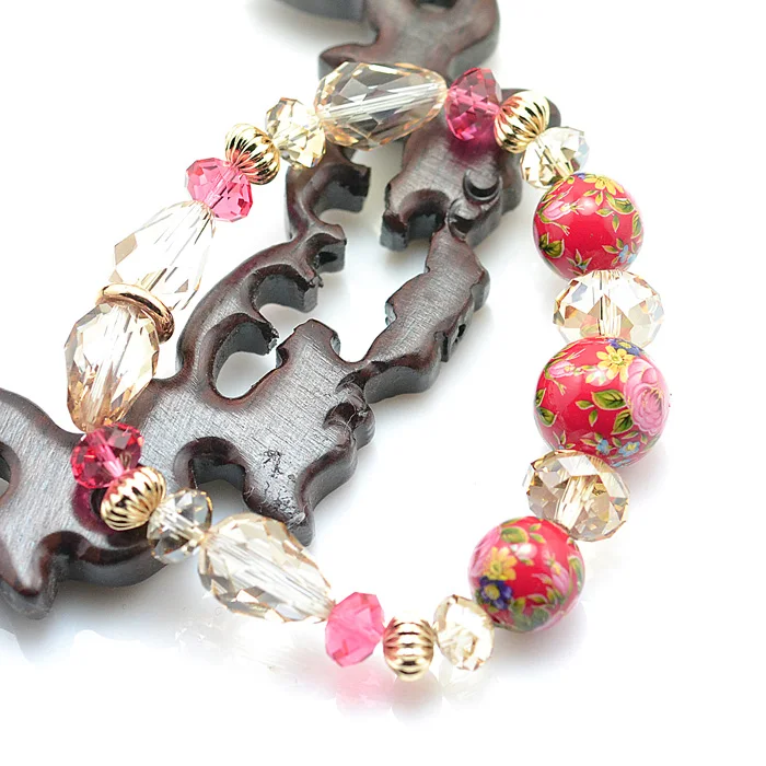 Japanese hand-painted beads bohemian bracelet For Women natural Austria Crystal stone snap jewelry charm bracelet Gift Jewelry
Japanese hand-painted beads bohemian bracelet For Women natural Austria Crystal stone snap jewelry charm bracelet Gift Jewelry