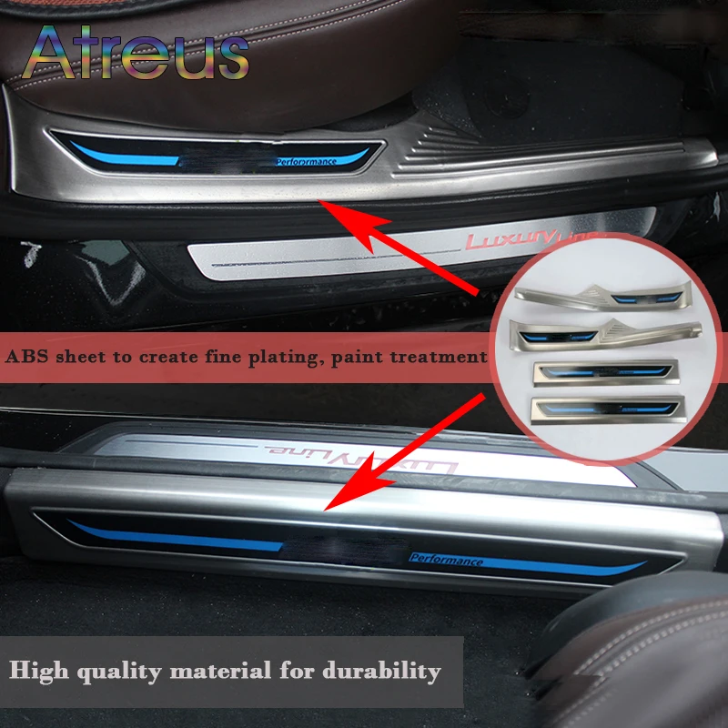Atreus 1set For New 5 Series BMW G30 2018 Welcome Pedal Stainless Steel Inner threshold Strip Stickers Car Accessories
Atreus 1set For New 5 Series BMW G30 2018 Welcome Pedal Stainless Steel Inner threshold Strip Stickers Car Accessories