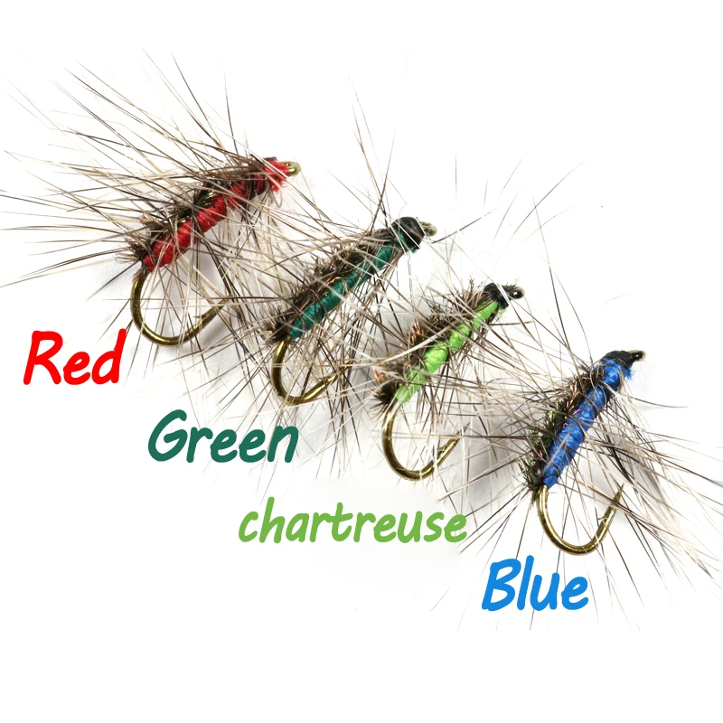 Рыболовные сухие мушки Bimoo #12, красные, зеленые, красные, синие, для ловли форели
Рыболовные сухие мушки Bimoo #12, красные, зеленые, красные, синие, для ловли форели
