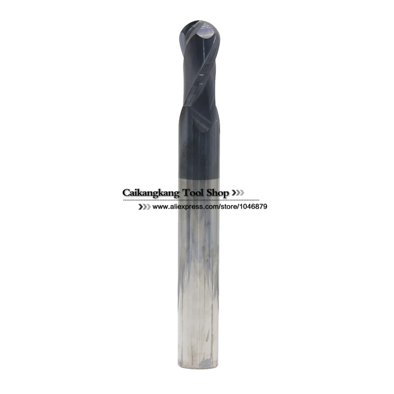 Новинка, 2 канавки, головка: 12 мм, карбидные шариковые фрезы, вольфрамовый стальной резак, фрезерный станок с ЧПУ, высокая твердость резки: 45HRC R6 * 12*24*100 мм 
Новинка, 2 канавки, головка: 12 мм, карбидные шариковые фрезы, вольфрамовый стальной резак, фрезерный станок с ЧПУ, высокая твердость резки: 45HRC R6 * 12*24*100 мм