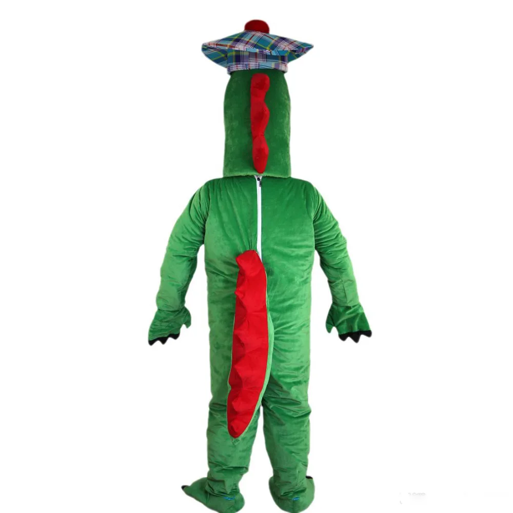 New Green dinosaur wearing a hat Mascot costumes for adults circus christmas Halloween Outfit Fancy Dress Suit Free Shipping 
New Green dinosaur wearing a hat Mascot costumes for adults circus christmas Halloween Outfit Fancy Dress Suit Free Shipping