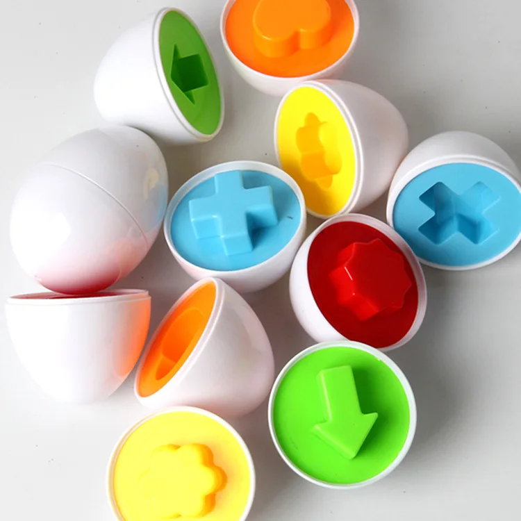 Random 3/PCS Recognize Color Geometry Shape 3D Puzzle Pretend Eggs Baby Learning Education Kids Toys
Random 3/PCS Recognize Color Geometry Shape 3D Puzzle Pretend Eggs Baby Learning Education Kids Toys