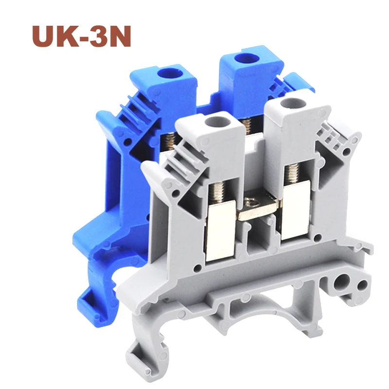 Din rail mount screw terminal blocks Bornier UK-3N electrical wire cable terminals block Copper morsettiera connector 14awg 41A
Din rail mount screw terminal blocks Bornier UK-3N electrical wire cable terminals block Copper morsettiera connector 14awg 41A