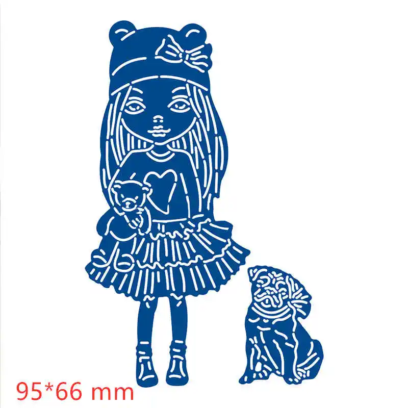 Little Girl Puppy Dog Pet Metal Cutting Dies for Scrapbooking Paper Decorate Cards Crafts Making Album Photos 2020 New Die Cuts
Little Girl Puppy Dog Pet Metal Cutting Dies for Scrapbooking Paper Decorate Cards Crafts Making Album Photos 2020 New Die Cuts
