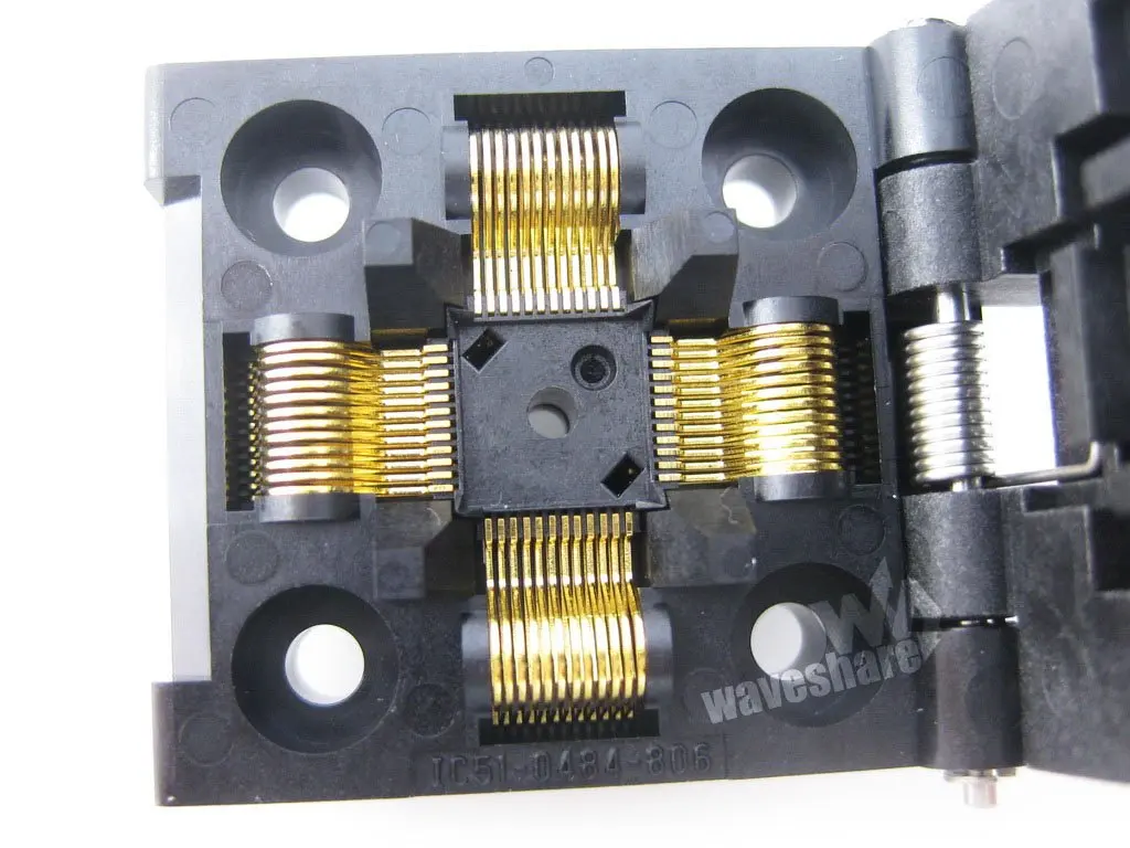 QFP48 TQFP48 IC51-0484-806 QFP Yamaichi IC Test Burn-in Socket Adapter 0.5mm Pitch
QFP48 TQFP48 IC51-0484-806 QFP Yamaichi IC Test Burn-in Socket Adapter 0.5mm Pitch