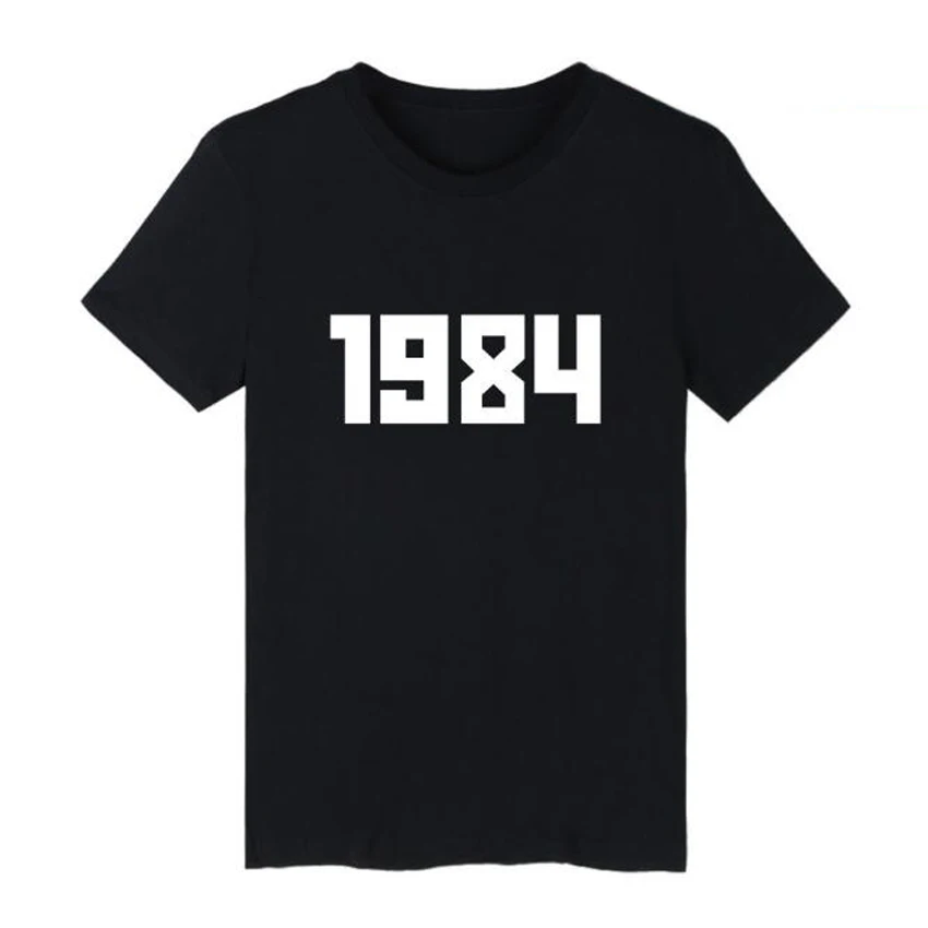 Couple Clothes 2017 Summer Fashion Harajuku T-Shirt 1984 Number Print Short Sleeve Cotton T Shirt Women Tumblr TShirt Hipster
Couple Clothes 2017 Summer Fashion Harajuku T-Shirt 1984 Number Print Short Sleeve Cotton T Shirt Women Tumblr TShirt Hipster
