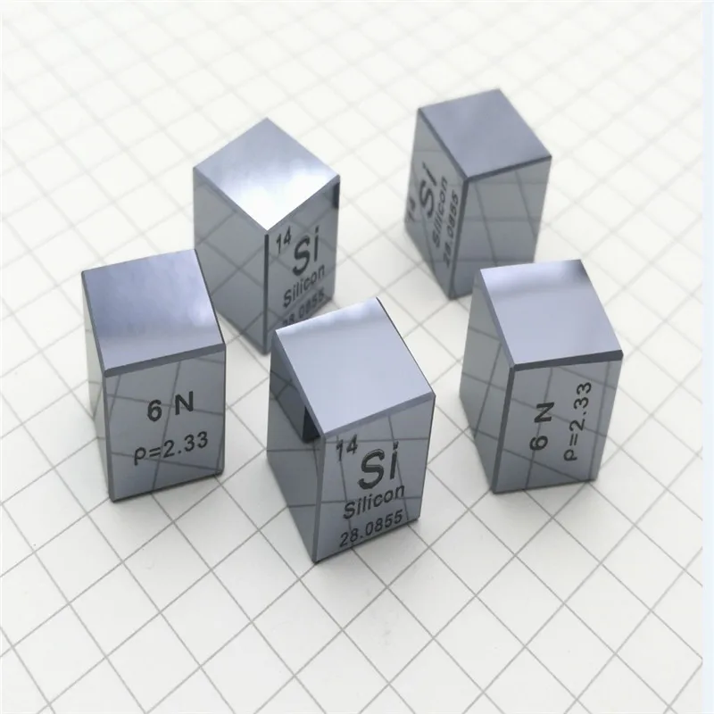 Fully mirrored High-purity single crystal silicon silicon cubic periodic table cube 10mm Si≥6N
Fully mirrored High-purity single crystal silicon silicon cubic periodic table cube 10mm Si≥6N