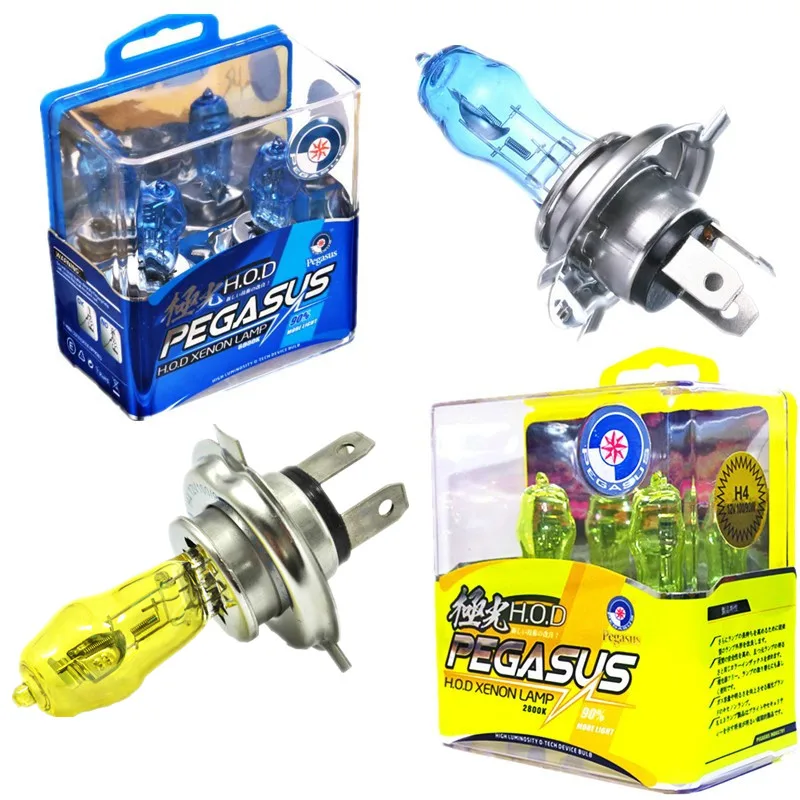 2Pcs H4 9003 HB2 12V 100W 2800K Xenon Yellow / 6000K Xenon Super White Auto HOD Bulb Lamp Car Headlight Fog Light Bulbs
2Pcs H4 9003 HB2 12V 100W 2800K Xenon Yellow / 6000K Xenon Super White Auto HOD Bulb Lamp Car Headlight Fog Light Bulbs