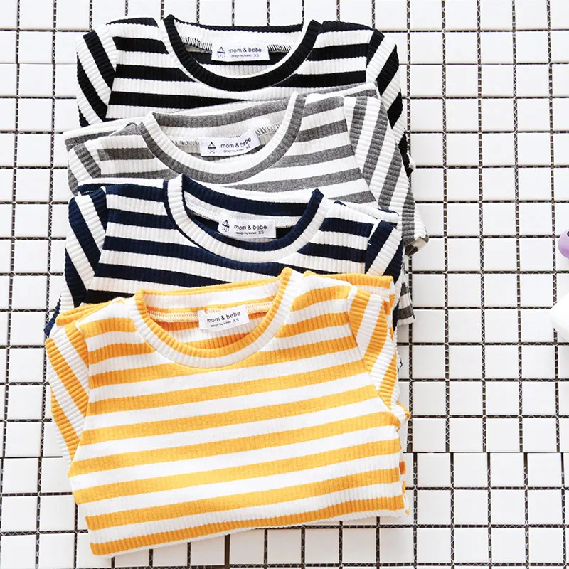 Spring Autumn Children T-shirt Casual Stripe Thread Long-sleeved O-neck T-shirt Comfortable Kid Girl 100% Cotton T shirt Sweater
Spring Autumn Children T-shirt Casual Stripe Thread Long-sleeved O-neck T-shirt Comfortable Kid Girl 100% Cotton T shirt Sweater