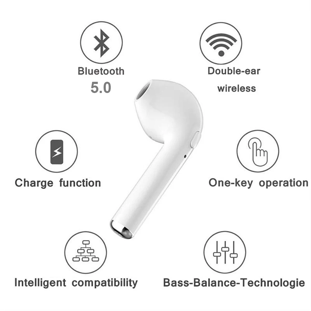 Лидер продаж i11 TWS мини беспроводные Bluetooth наушники-капельки со стерео Спортивная