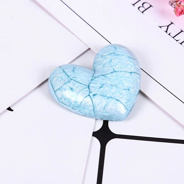 10pcs/lot 24X28mm Resin Crack Heart Shape Cabochon Flatback For Kids DIY Jewelry Making Pendant Craft Accessary
10pcs/lot 24X28mm Resin Crack Heart Shape Cabochon Flatback For Kids DIY Jewelry Making Pendant Craft Accessary